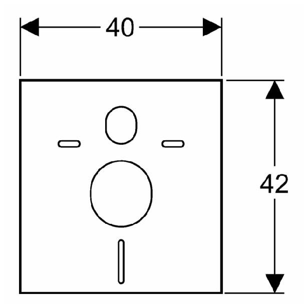 DODATKI ZA SANIT.KERAMIKO GEBERIT SET ZVOČNE IZOLACIJE ZA STENSKI WC IN BIDE