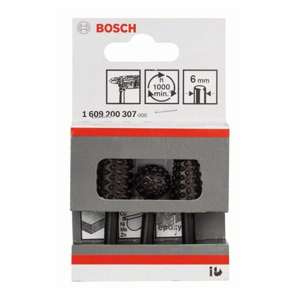 REZKAR ZA LES BOSCH 3 DELNI SET REZKARJEV 6 MM 16;16;16-7 MM