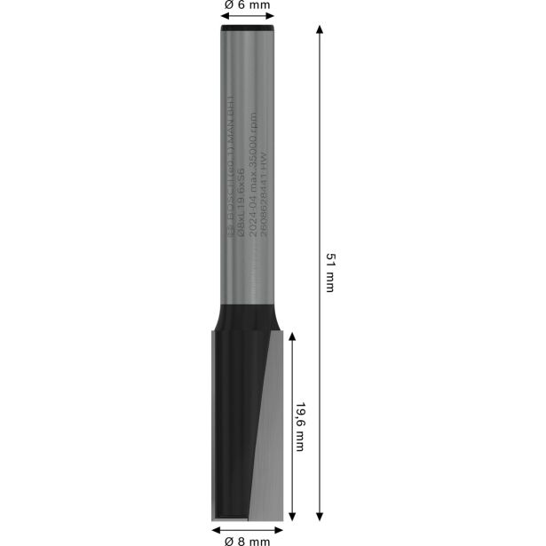REZKAR ZA LES BOSCH ' 8 X L 19.6