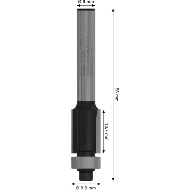 REZKAR ZA LES BOSCH ' 9.5 X L 13.7