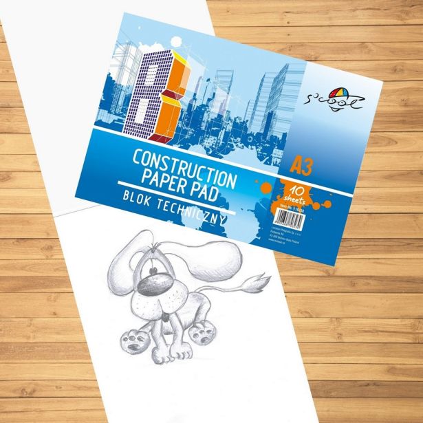 RISALNI LISTI,KOLAŽ PAPIR LEVIA 1/10 A3 160GSM 110238