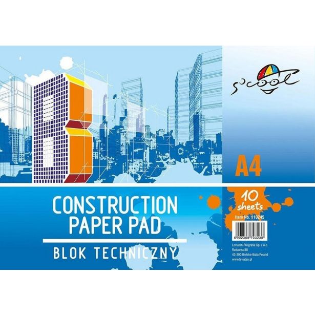 RISALNI LISTI,KOLAŽ PAPIR LEVIA 1/10 A4 160GSM 110245