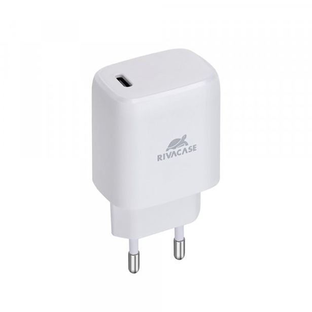 RIVACASE HIŠNI POLNILEC PS4191 WD4 QUICK CHARGE 20W VHOD TYPE C S KABLOM TYPE C - ORIGINAL (EU BLISTER) BEL