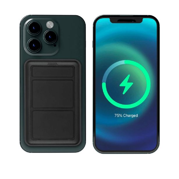 RIVACASE VA2604 MAGSAFE MAGNETIC QC / PD ZUNANJA BATERIJA POWERBANK 10.000 MAH 20W S STOJALOM - ČRN