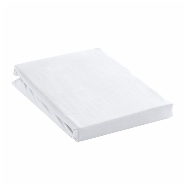 RJUHA BIVA NAPENJALNA JERSEY BELA 180X200 CM