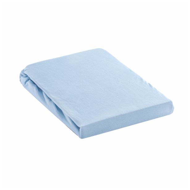 RJUHA BIVA NAPENJALNA JERSEY MODRA 160X200 CM