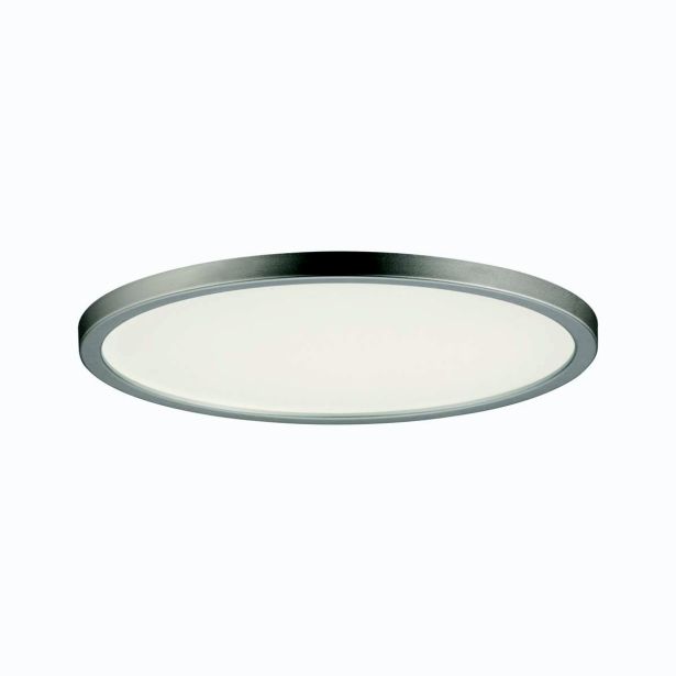 VGRADNA STROPNA SVETILKA RL LED AREO 1X12W OKROGEL, 180MM NIKEL MAT