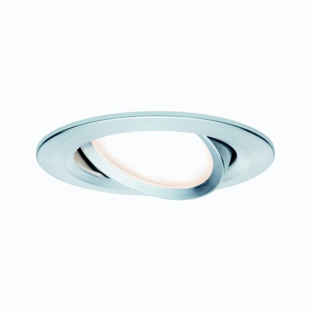 VGRADNI LED REFLEKTOR RL NOVA COIN 1X6.5W 3SDIM OKROGLA, ALU TU/ALU GIB