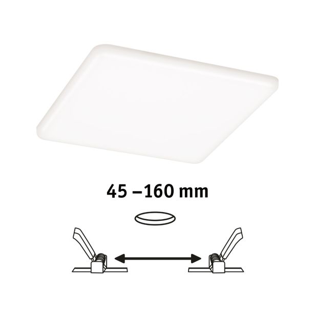 LED PANEL RL VELUNA 17.5W NW 3STEP DIM, 185X185MM IP44