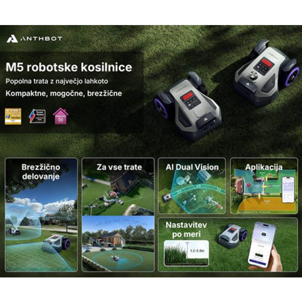 ROBOTSKA KOSILNICA ANTHBOT M5 LIDAR