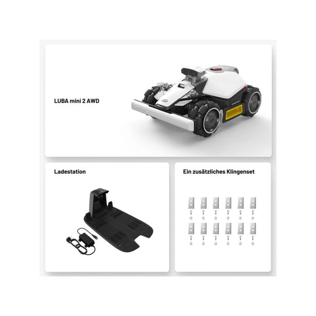 ROBOTSKA KOSILNICA MAMMOTION LUBA MINI 2 1500 AWD
