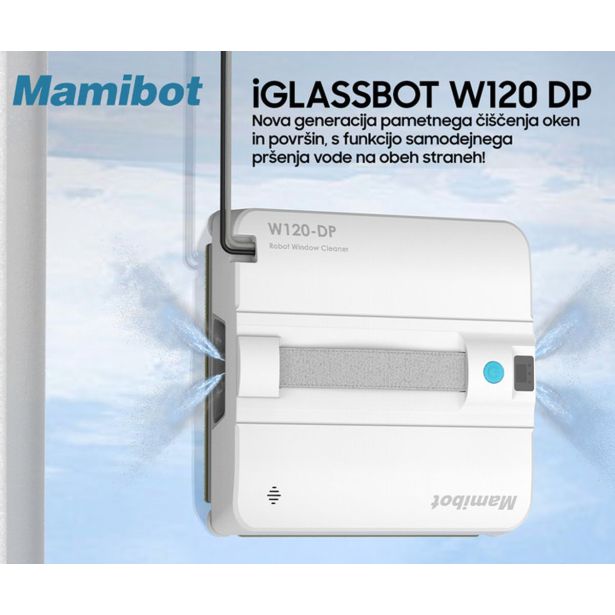 ROBOTSKI ČISTILNIK OKEN MAMIBOT IGLASSBOT W120-DP 2V1