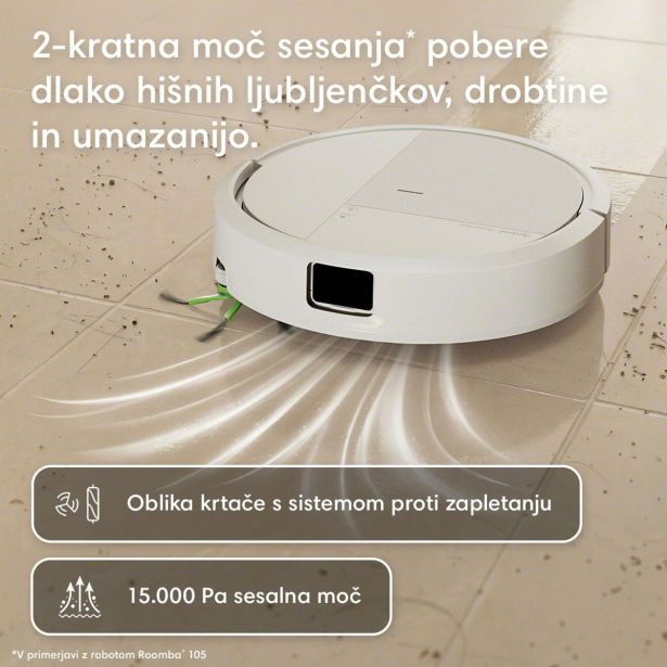 ROBOTSKI SESALNIK IROBOT 115 BELA