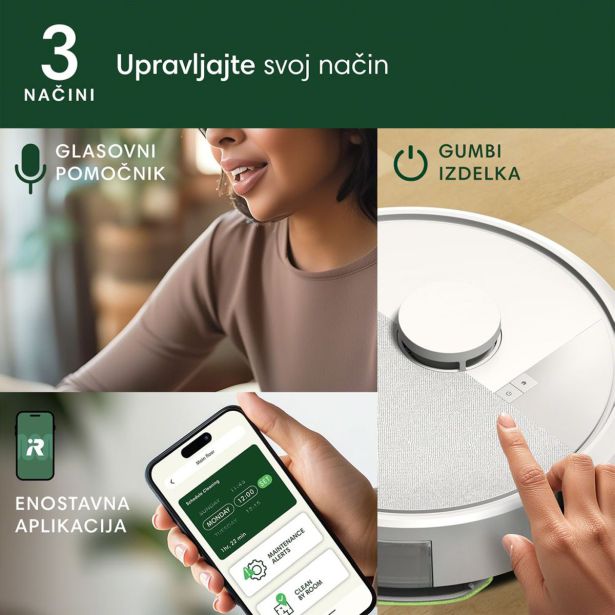 ROBOTSKI SESALNIK IROBOT ROOMBA COMBO 105 + AUTOEMPTY BEL