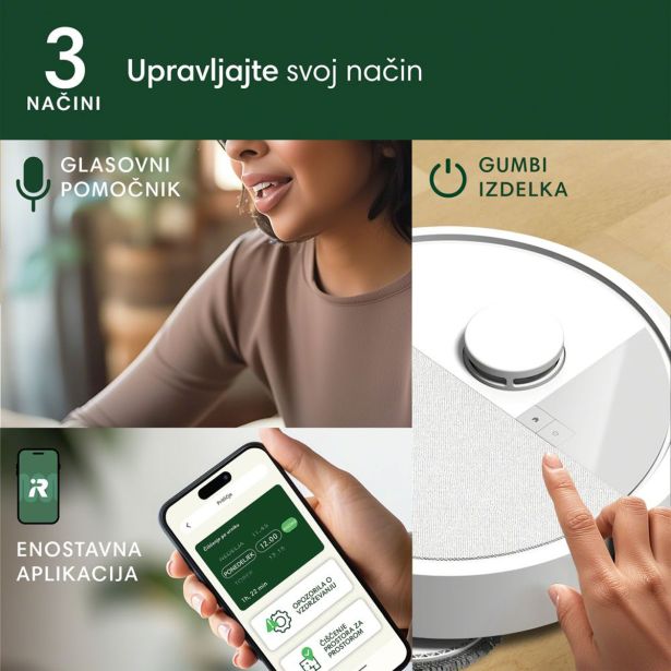 ROBOTSKI SESALNIK IROBOT COMBO PLUS 405 +AVTOWASH BEL