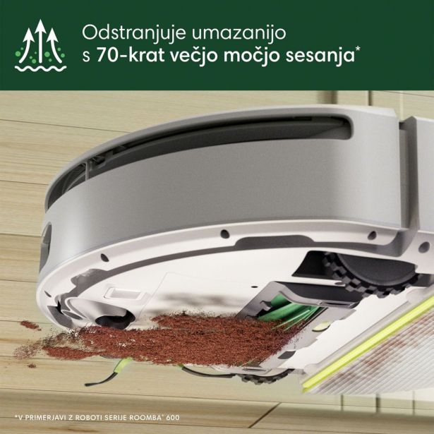 ROBOTSKI SESALNIK IROBOT COMBO 205 DUSTCOMPACTOR BEL