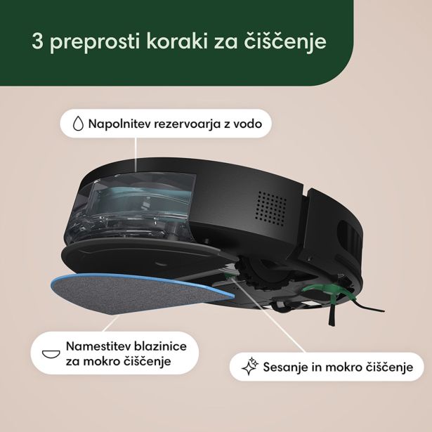 ROBOTSKI SESALNIK IROBOT ESSENTIAL BK ZAMENJ. V ANTRACIT BARVI