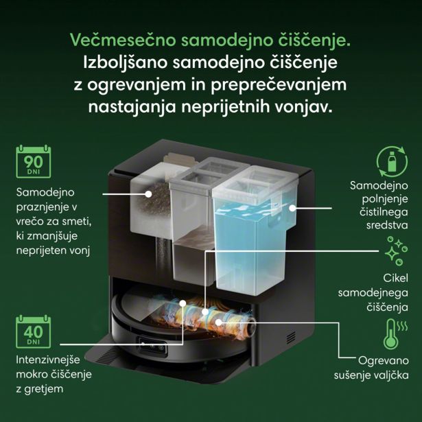 ROBOTSKI SESALNIK IROBOT MAX 775 COMBO + AUTOWASH ČRN