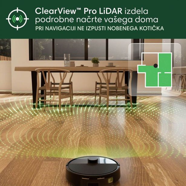 ROBOTSKI SESALNIK IROBOT MAX705 + AVTOEMPTY POSTAJA BLACK