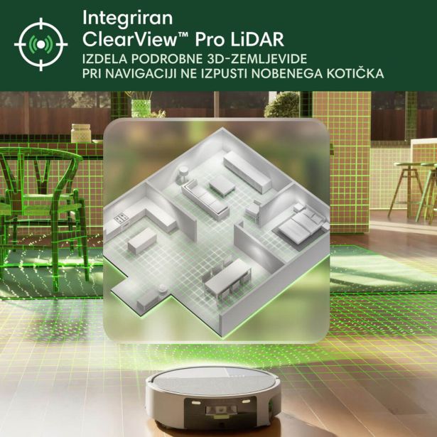 ROBOTSKI SESALNIK IROBOT MAX705 COMBO + AVTOWASH BEL