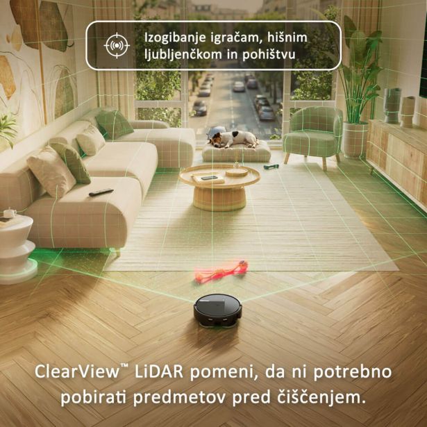 ROBOTSKI SESALNIK IROBOT PLUS 415 COMBO ROBOT AUTOWASH ČRN