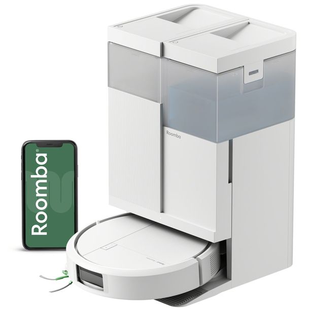 ROBOTSKI SESALNIK IROBOT PLUS 515 COMBO ROBOT + AUTOWASH BEL