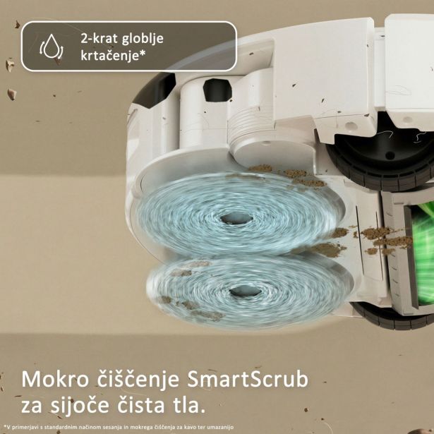 ROBOTSKI SESALNIK IROBOT PLUS 515 COMBO ROBOT + AUTOWASH BEL