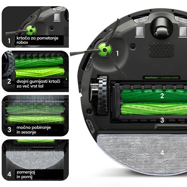 ROBOTSKI SESALNIK IROBOT ROOMBA COMBO I8578+