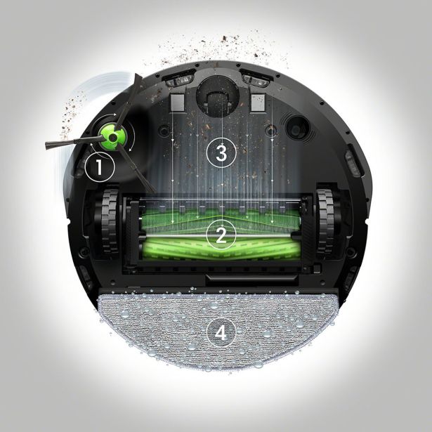 ROBOTSKI SESALNIK IROBOT ROOMBA COMBO I8578+