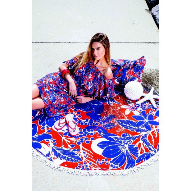 TORBA, NAHRBTNIK SORBETTO ROČNA MILAZZO 65X57X17 CM Z ZADRGO, POTISKANA