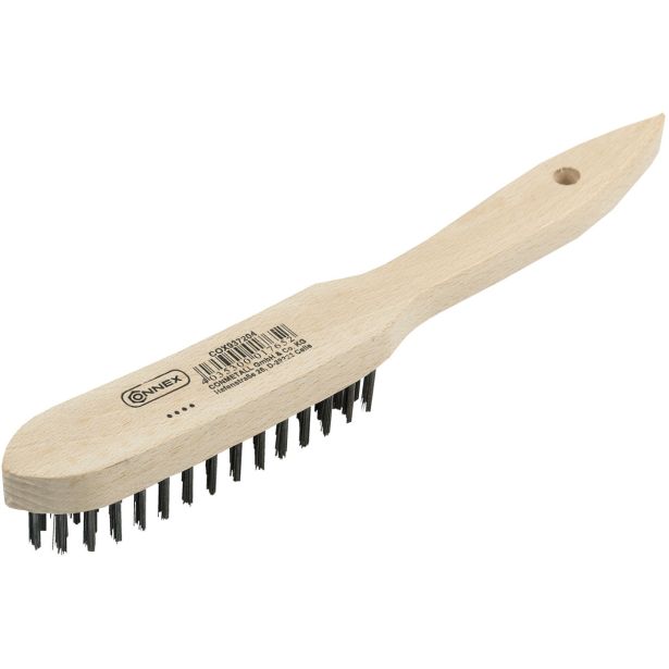 ROČNA ŽIČNA ŠČETKA CONMETALL 4 VRSTNA ŽICA 0.35 MM