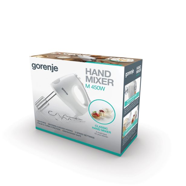 ROČNI MEŠALNIK GORENJE M 450 WS S POSODO