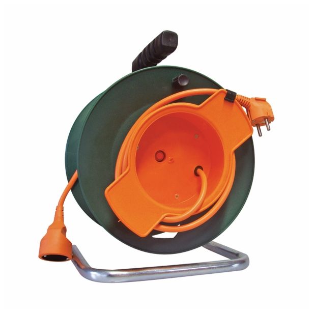 ROLETA - PVC VODNIK EMOS 50M H05VV-F 3X1.5 ORANŽEN ZA KOSILNICE