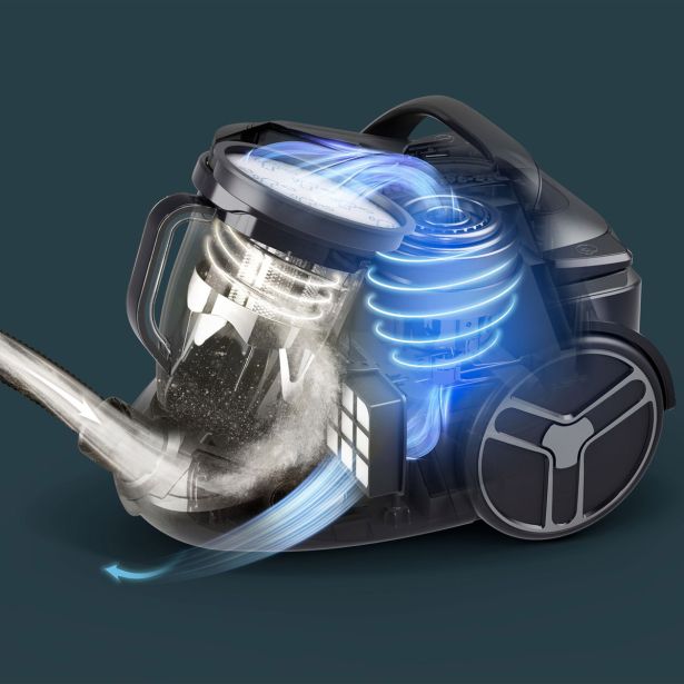 ROWENTA CIKLONSKI SESALNIK EFFITECH, XXL KAPACITETA(2,5L), IZDELANO V FRANCIJI, 15 LETNA POPRAVLJIVOST RO7961EA