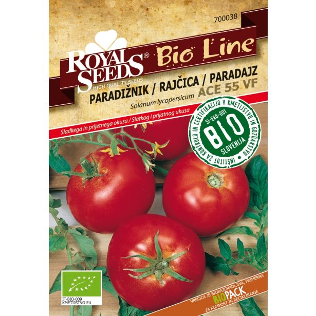 PLODOVKA ROYAL SEEDS ROYAL BIO LINE 38 PARADIŽNIK ACE 55VF