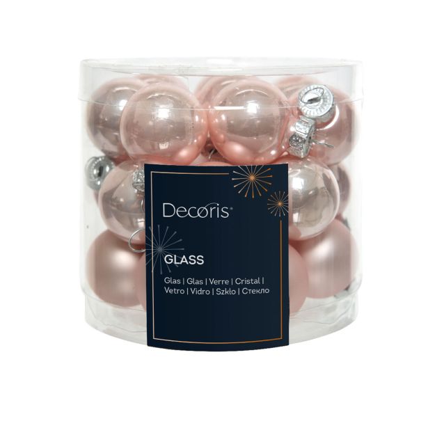 ROZA STEKLENE BUNKE, 24 KOSOV, PREMER 25 MM