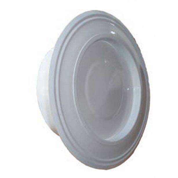 ROZETA ZA DIMNIK FI 120 MM BELA, EMAJL