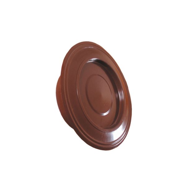 ROZETA ZA DIMNIK FI 120 MM RJAVA, EMAJL