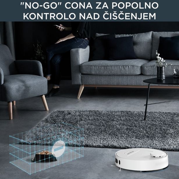 ROBOTSKI SESALNIK ROWENTA X-PLORER SERIE 75, RR7687WH,  MOKRO-SUHI