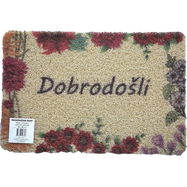 PREDPRAŽNIK RUDY 6 DOBRODOŠLI 60X40 CM