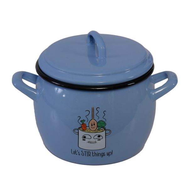 TREBUŠASTI LONEC S POKROVOM PUNS 3 L  16 CM