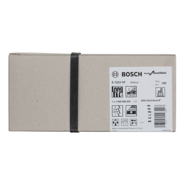 LIST SABLJASTE ŽAGE BOSCH S1022HF 100-DELNI KOMPLET