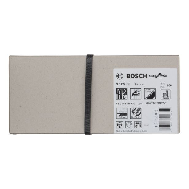 LIST SABLJASTE ŽAGE BOSCH S1122BF 100-DELNI KOMPLET