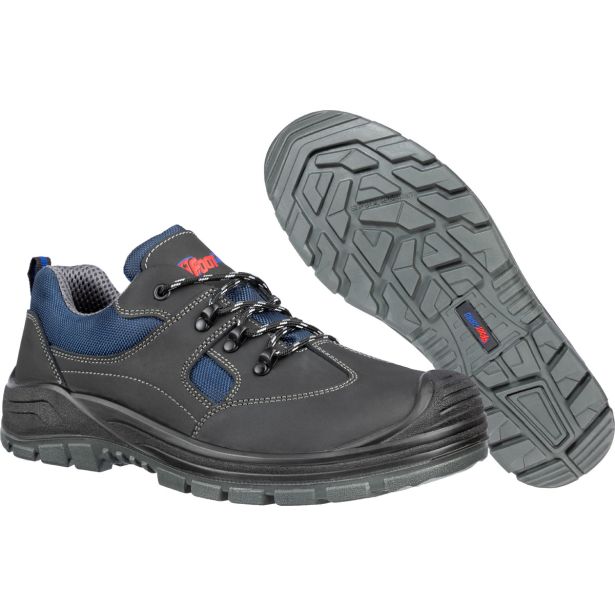 NIZKI DELOVNI ČEVLJI FOOTGUARD SAFE LOW ŠT.41, ČRN/MODER S3 SRC