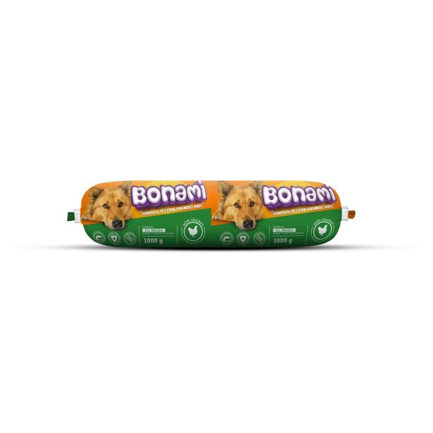 PRIBOLJŠEK ZA PSA BONAMI SALAMA PIŠČANEC, 1 KG