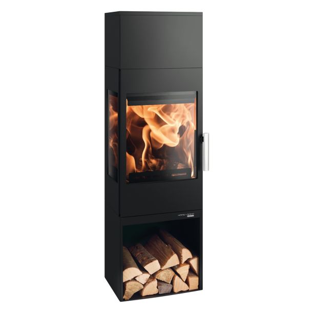 KAMINSKA PEČ HAAS+SOHN SALZBURG EASY 351.15 ČRN, Z VRATI