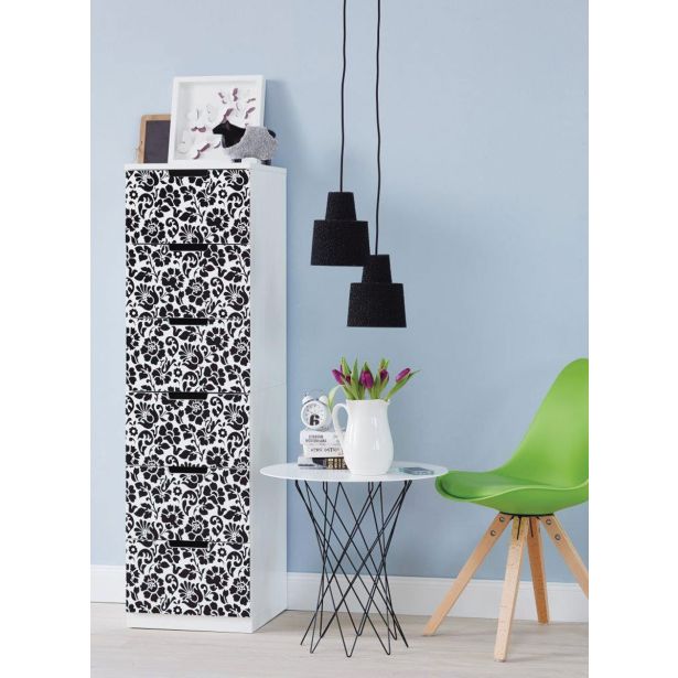 SAMOLEPILNA TAPETA D-C-FIX 45CMX15M DEKOR-ROŽE BAROK F2003098