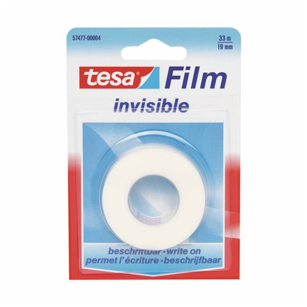 SAMOLEPILNI IZDELEK TESA TESAFILM INVISIBLE MAT NEVIDEN BL 33 M X 19 MM