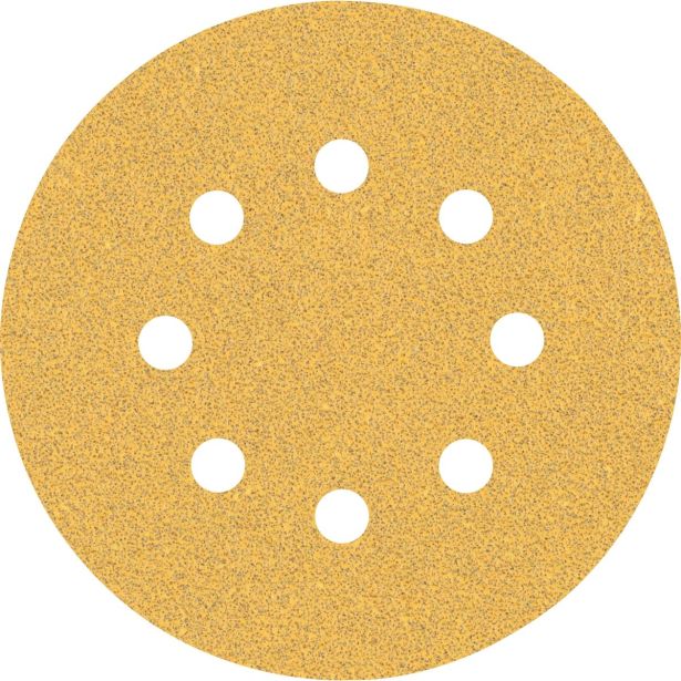 SAMOPRITRILNI BRUSNI DISK BOSCH 125MM 8 LUKENJ G60 EXC470 ZA LES IN BARVO