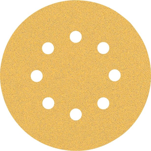 SAMOPRITRILNI BRUSNI DISK BOSCH 125MM 8 LUKENJ G80 EXC470 ZA LES IN BARVO